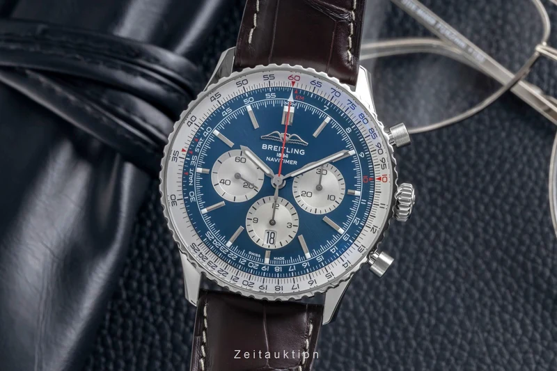 Breitling Navitimer 01 46 chronograph steel automatic men's watch AB0137 LP: 9500EUR [2604763]