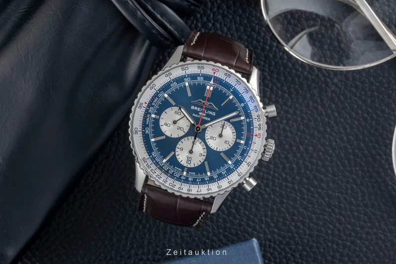 Breitling Navitimer 01 46 chronograph steel automatic men's watch AB0137 LP: 9500EUR [2604763]