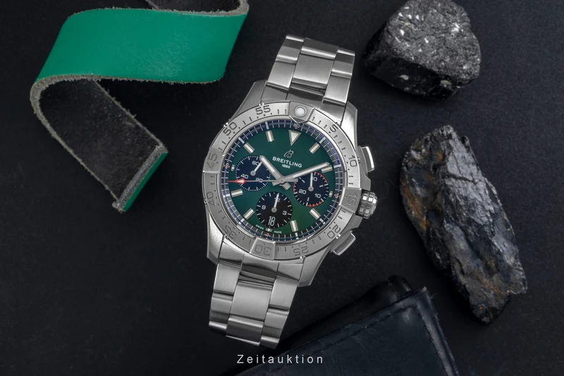 Breitling Avenger chronograph steel automatic men's watch AB0146101L1A1 LP: 7350EUR [2605409]