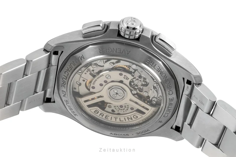Breitling Avenger chronograph steel automatic men's watch AB0146101L1A1 LP: 7350EUR [2605409]