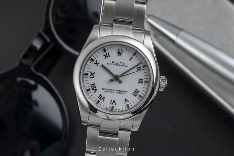 Rolex Oyster Perpetual steel automatic women's watch 177200 [2604617]