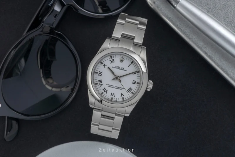 Rolex Oyster Perpetual steel automatic women's watch 177200 [2604617]