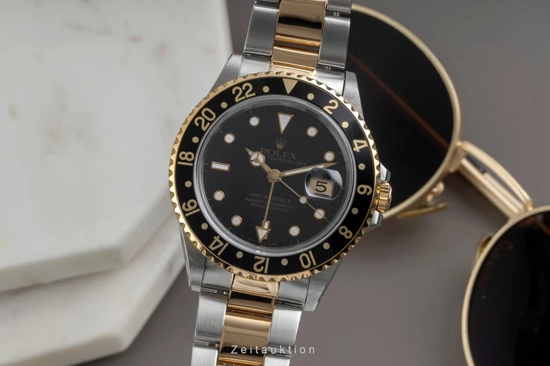 Rolex GMT-Master II steel / gold automatic men's watch 16713 [2605309]
