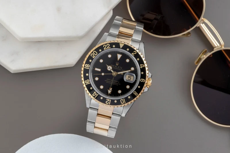Rolex GMT-Master II steel / gold automatic men's watch 16713 [2605309]