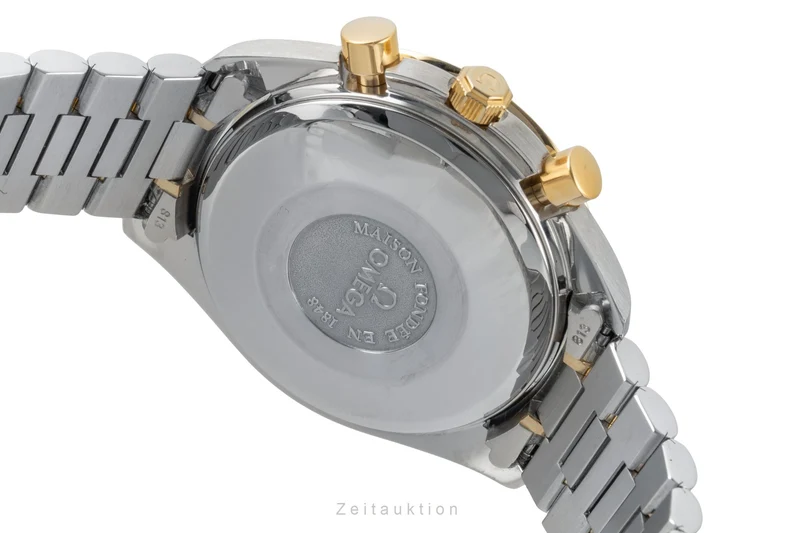 Omega Speedmaster Date chronograph steel / gold automatic men's watch 3730.20.00 175.0034 [2604882]