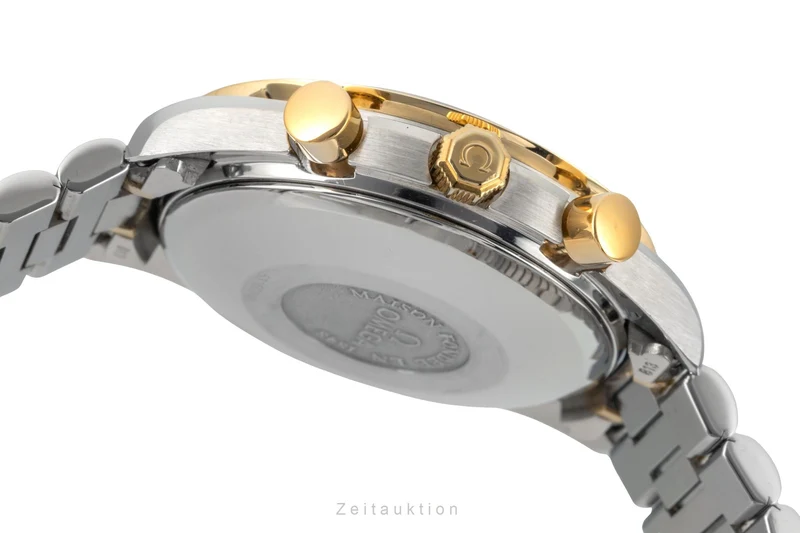 Omega Speedmaster Date chronograph steel / gold automatic men's watch 3730.20.00 175.0034 [2604882]
