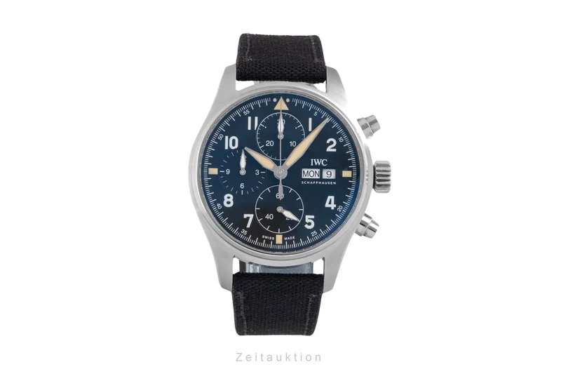 IWC Fliegerchronograph chronograph steel automatic men's watch IW387903 LP: 7900EUR [2605344]
