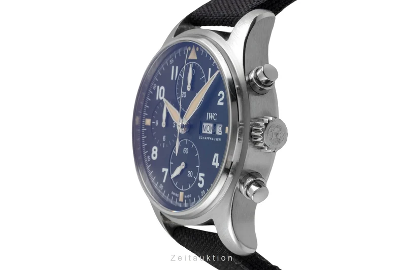 IWC Fliegerchronograph chronograph steel automatic men's watch IW387903 LP: 7900EUR [2605344]