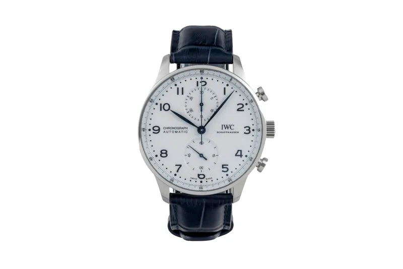 IWC Portugieser chronograph steel automatic men's watch IW371602 Limited [2605266]