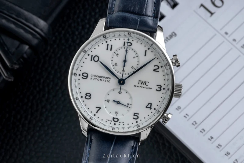 IWC Portugieser chronograph steel automatic men's watch IW371602 Limited [2605266]