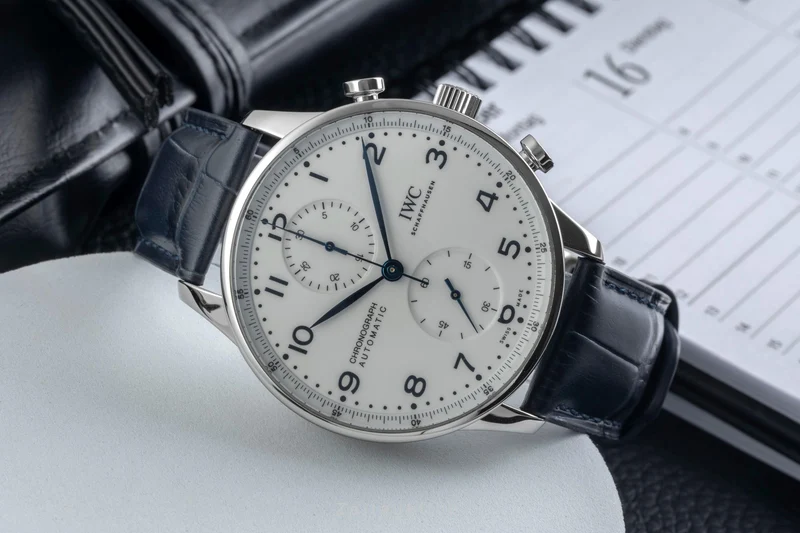 IWC Portugieser chronograph steel automatic men's watch IW371602 Limited [2605266]