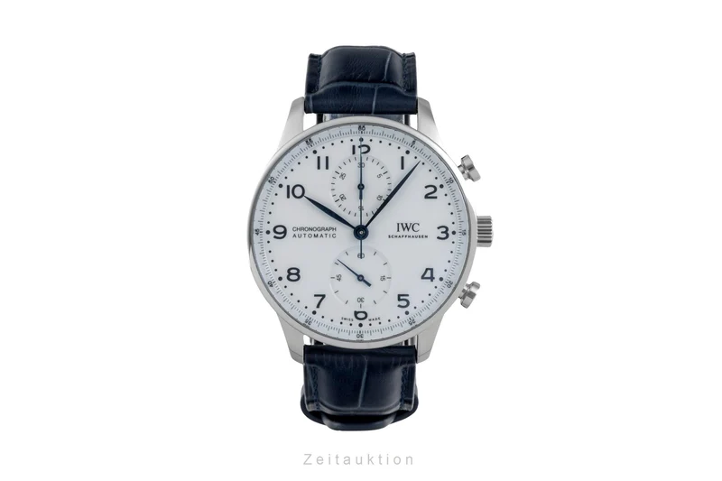 IWC Portugieser chronograph steel automatic men's watch IW371602 Limited [2605266]