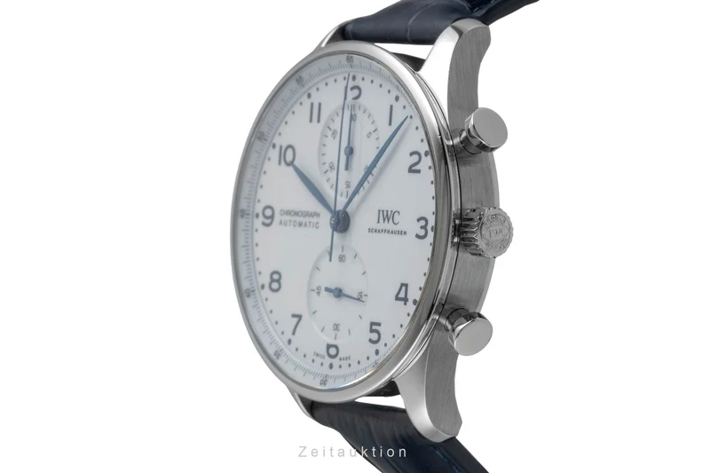 IWC Portugieser chronograph steel automatic men's watch IW371602 Limited [2605266]