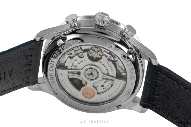 IWC Portugieser chronograph steel automatic men's watch IW371602 Limited [2605266]