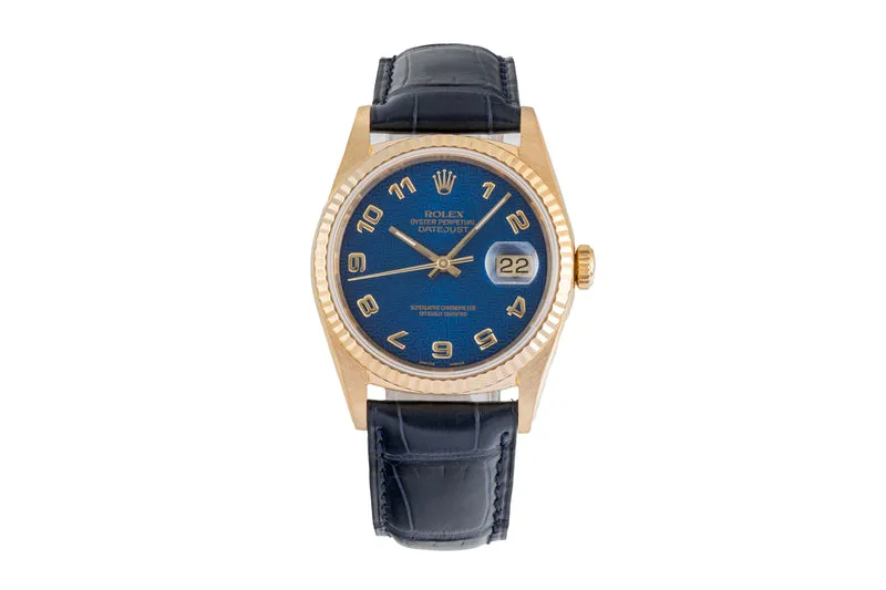 Rolex Datejust 18 ct gold automatic men's watch 16238 [2603974]