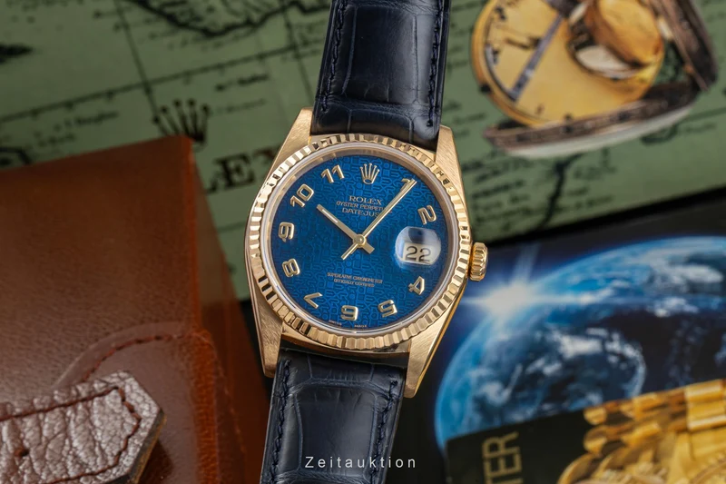 Rolex Datejust 18 ct gold automatic men's watch 16238 [2603974]