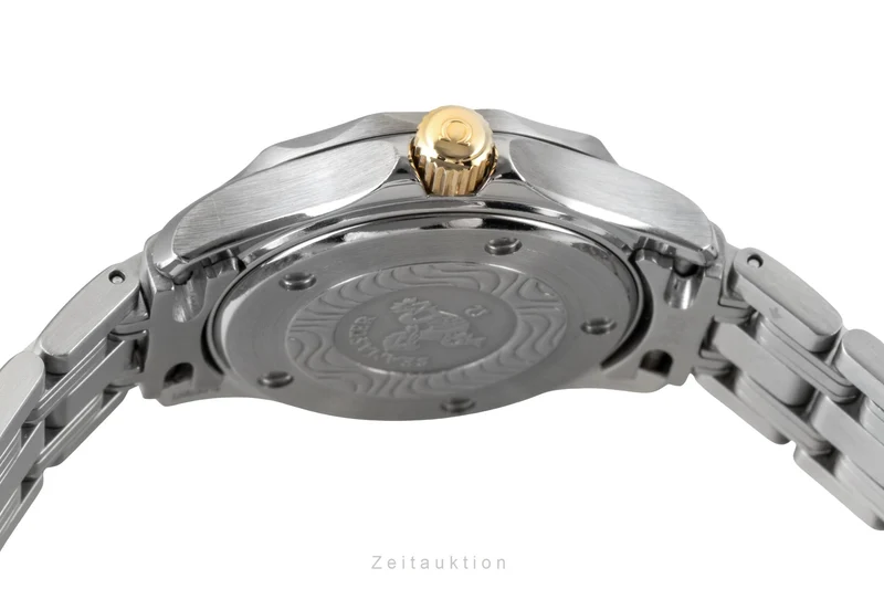 Omega Seamaster steel / gold quartz women's watch 2382.20.00 [2602947]