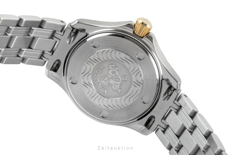 Omega Seamaster steel / gold quartz women's watch 2382.20.00 [2602947]