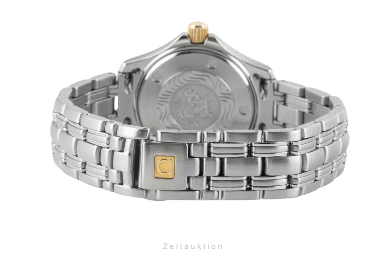 Omega Seamaster steel / gold quartz women's watch 2382.20.00 [2602947]
