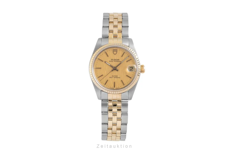 Tudor Prince Oysterdate steel / gold automatic men's watch 72033 [2605304]