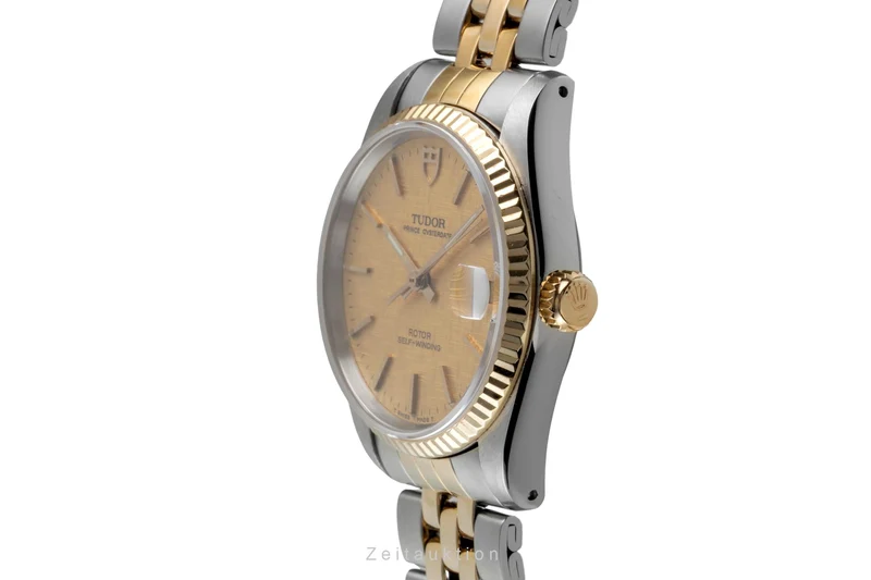 Tudor Prince Oysterdate steel / gold automatic men's watch 72033 [2605304]