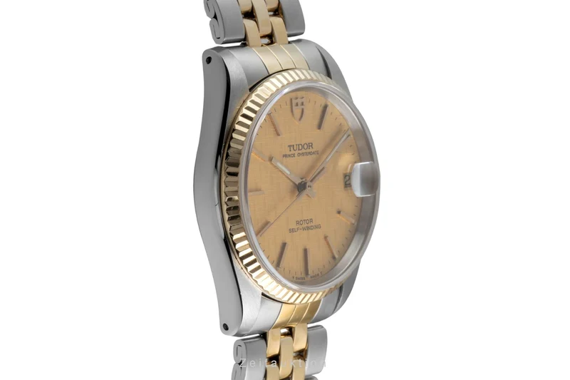 Tudor Prince Oysterdate steel / gold automatic men's watch 72033 [2605304]
