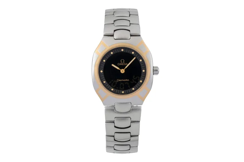 Omega Seamaster chronograph steel / gold quartz men's watch 2540.50.00 386.0822 [2604857]