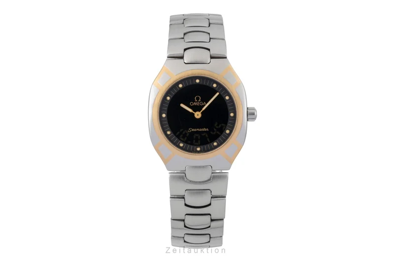 Omega Seamaster chronograph steel / gold quartz men's watch 2540.50.00 386.0822 [2604857]