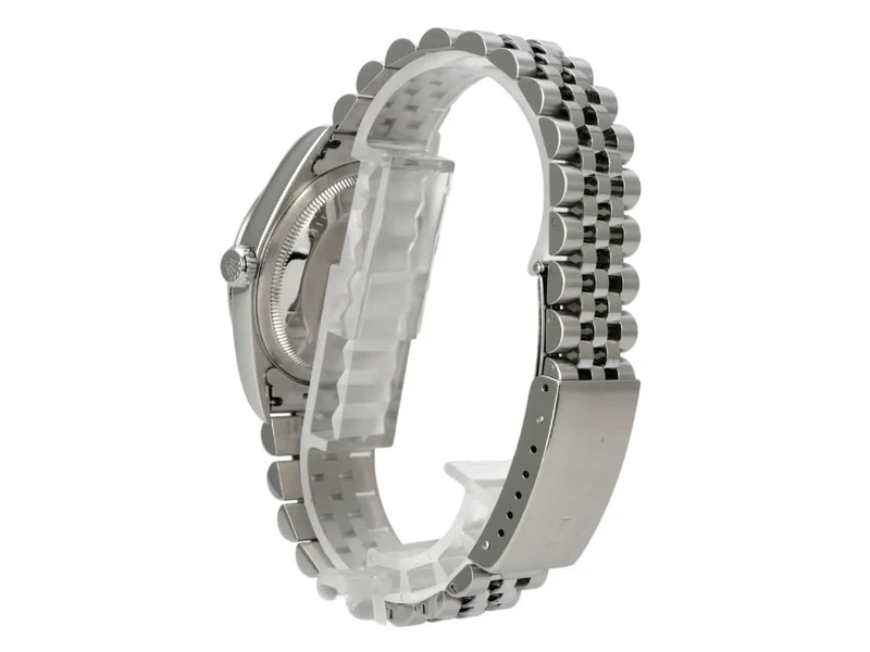 Rolex Datejust 36 Edelstahl 16200 Weiß Jubile-Band