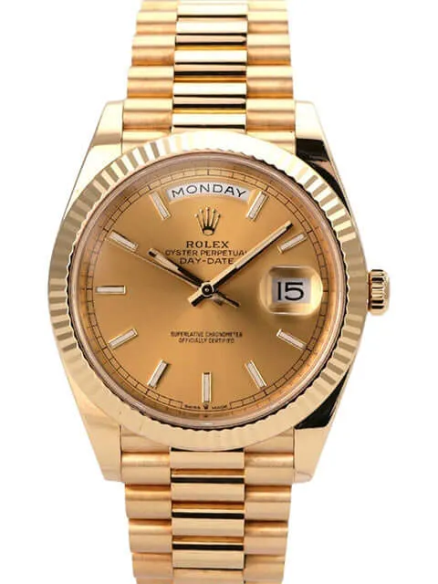 Rolex Day-Date 40 Gelbgold 228238 Champagner
