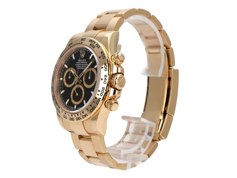 Rolex Daytona Gelbgold 126508 Schwarz