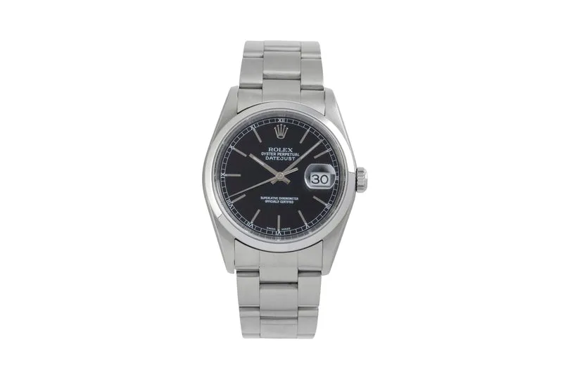 Rolex Datejust steel automatic men's watch 16200 [2605197]