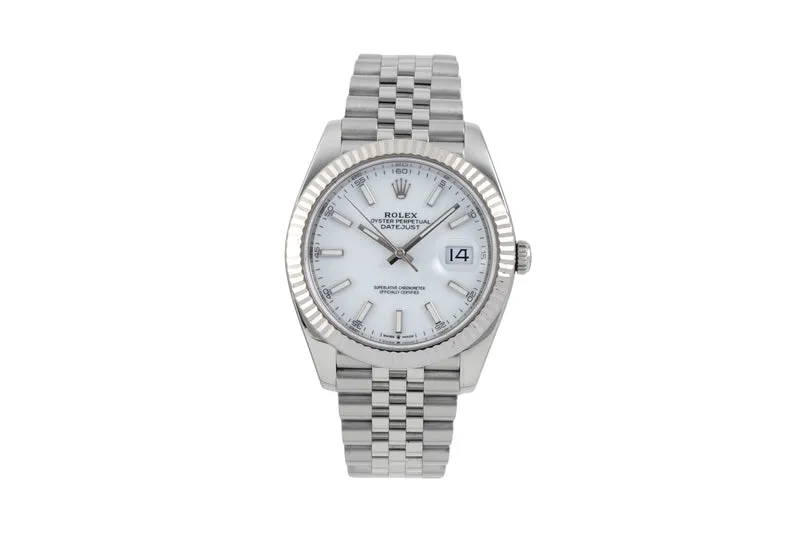 Rolex Datejust steel / white gold automatic men's watch 126334 [2605431]