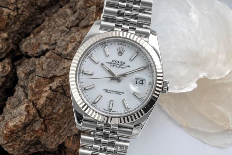 Rolex Datejust steel / white gold automatic men's watch 126334 [2605431]