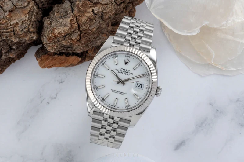 Rolex Datejust steel / white gold automatic men's watch 126334 [2605431]