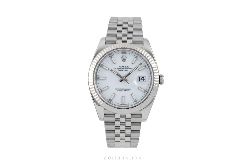 Rolex Datejust steel / white gold automatic men's watch 126334 [2605431]