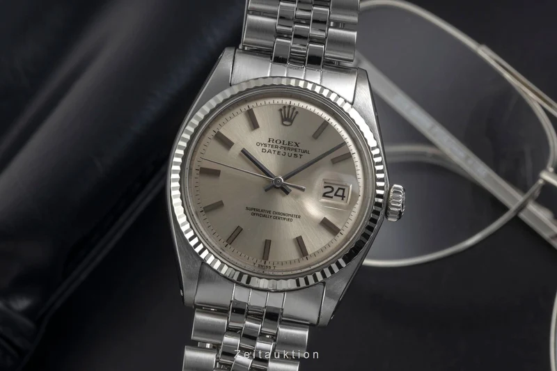 Rolex Datejust steel / white gold automatic men's watch 1601 Vintage [2605311]