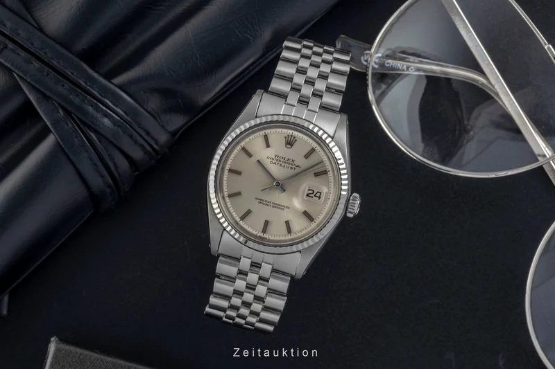 Rolex Datejust steel / white gold automatic men's watch 1601 Vintage [2605311]