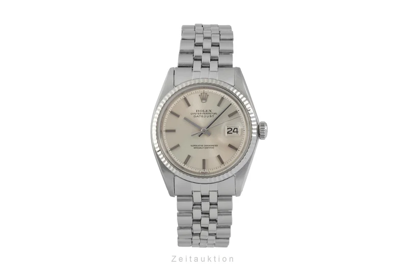 Rolex Datejust steel / white gold automatic men's watch 1601 Vintage [2605311]