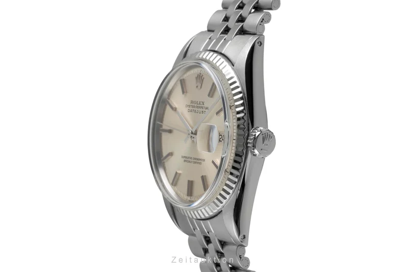 Rolex Datejust steel / white gold automatic men's watch 1601 Vintage [2605311]