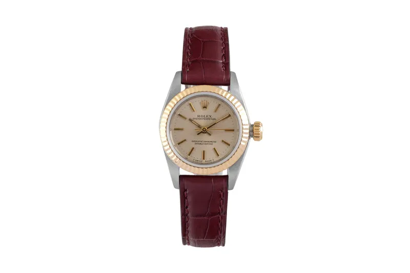 Rolex Oyster Perpetual steel / gold automatic women's watch 67193 [2604285]