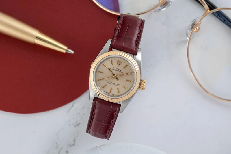 Rolex Oyster Perpetual steel / gold automatic women's watch 67193 [2604285]