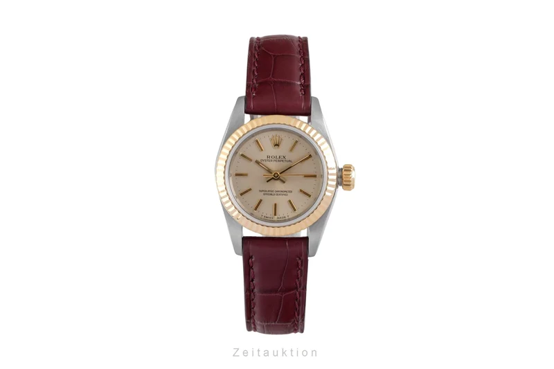 Rolex Oyster Perpetual steel / gold automatic women's watch 67193 [2604285]