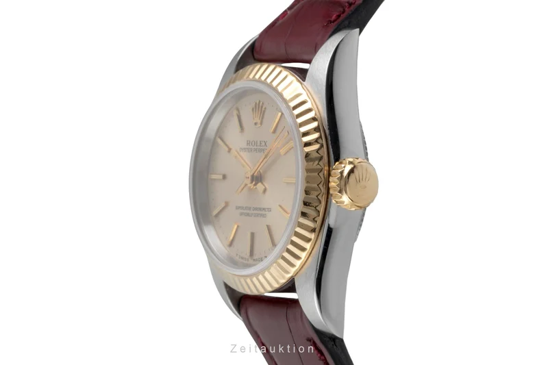 Rolex Oyster Perpetual steel / gold automatic women's watch 67193 [2604285]