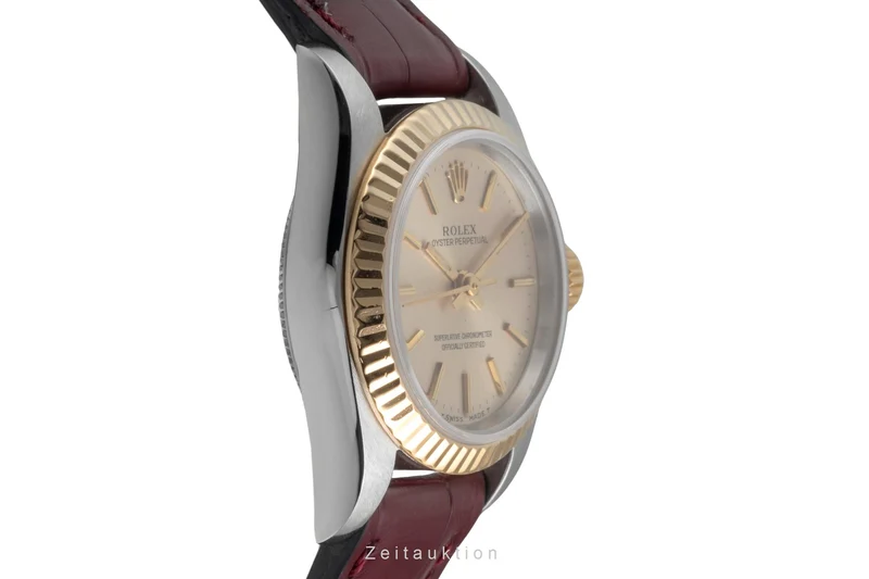 Rolex Oyster Perpetual steel / gold automatic women's watch 67193 [2604285]