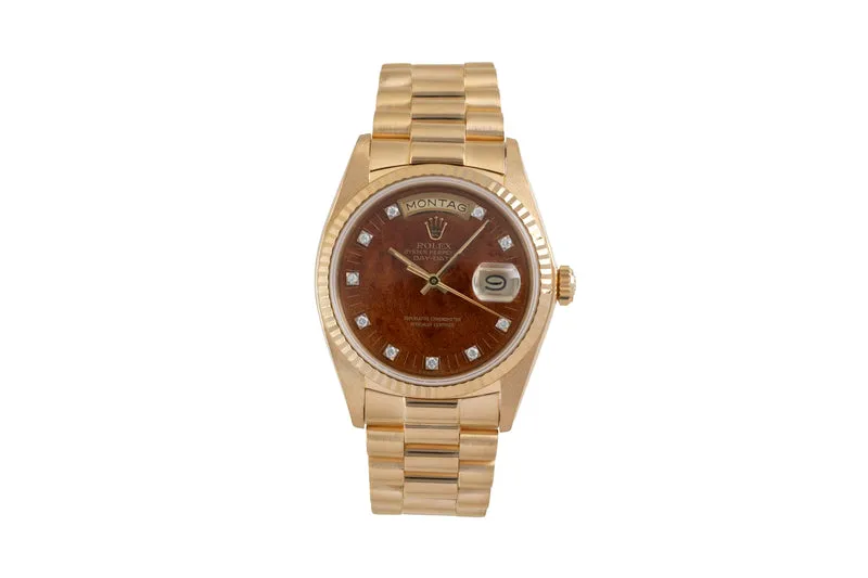 Rolex Day-Date 18 ct gold automatic men's watch 18038 Vintage [2605019]