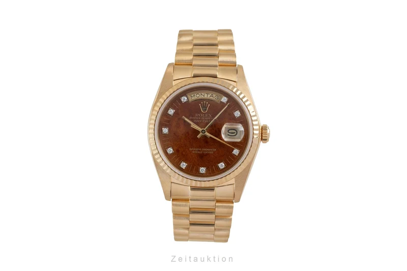Rolex Day-Date 18 ct gold automatic men's watch 18038 Vintage [2605019]