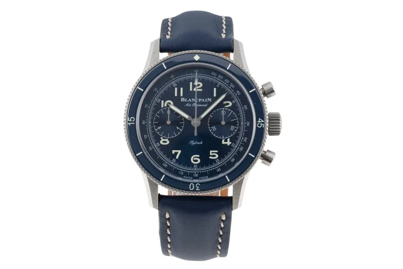 Blancpain Air Command chronograph titanium automatic men's watch AC02-12B40-63B LP: 21350EUR [2605212]