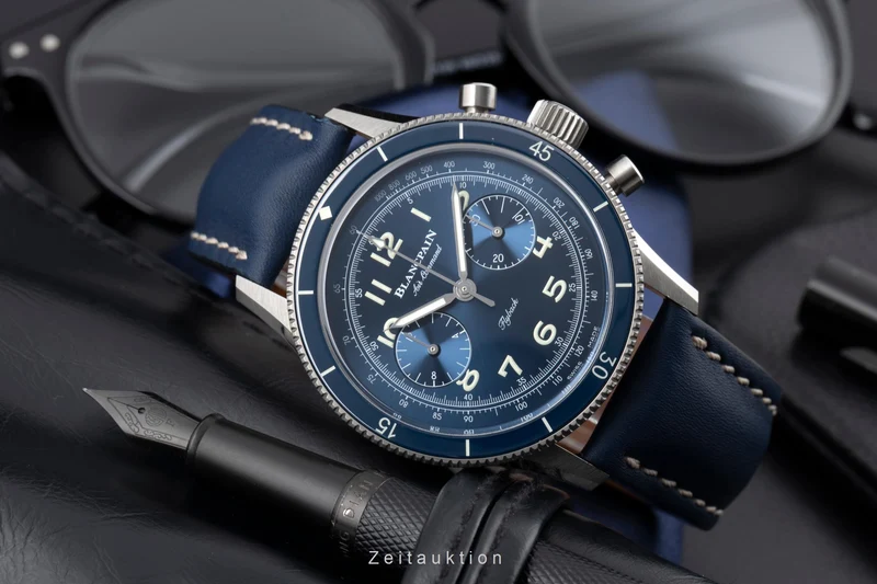 Blancpain Air Command chronograph titanium automatic men's watch AC02-12B40-63B LP: 21350EUR [2605212]