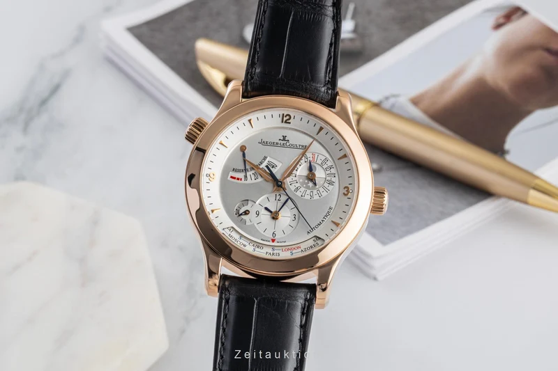 Jaeger LeCoultre Master Geographic 18 ct red gold automatic men's watch Q1502420 147.2.57.S LP: 37200EUR [2605195]